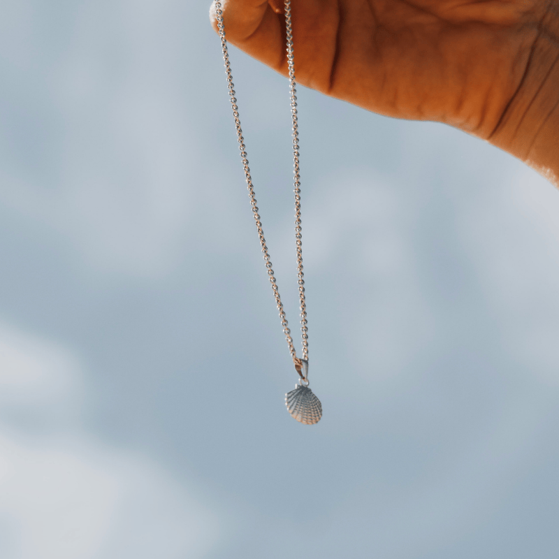 INDIE - Sterling Silver Shell Necklace