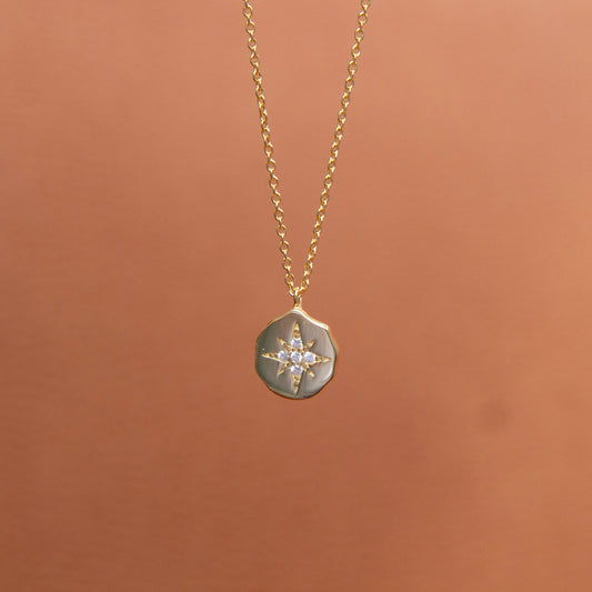 STELLA - Gold Plated Pendant Necklace