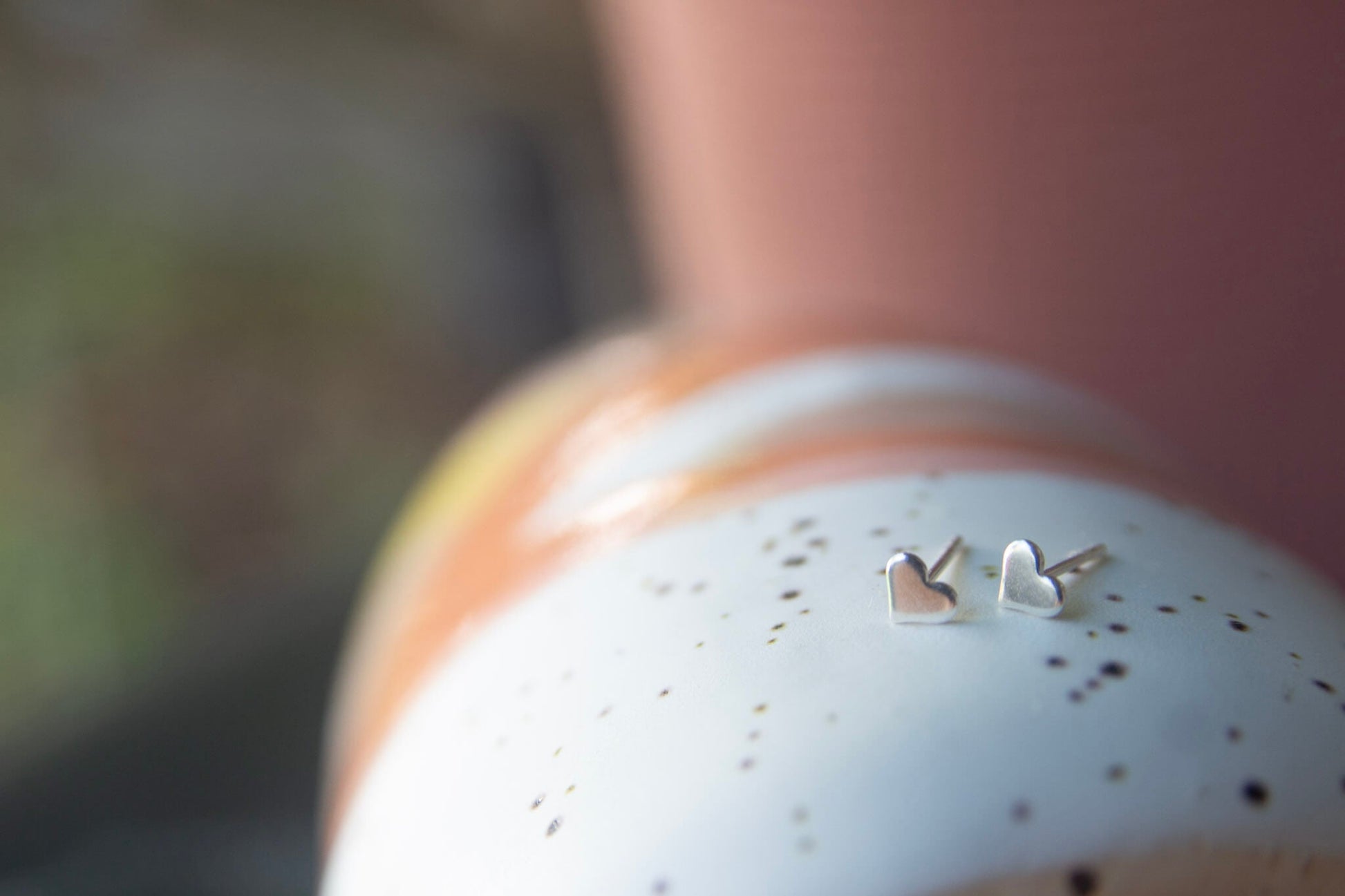 Gold Plated Love Heart Earrings