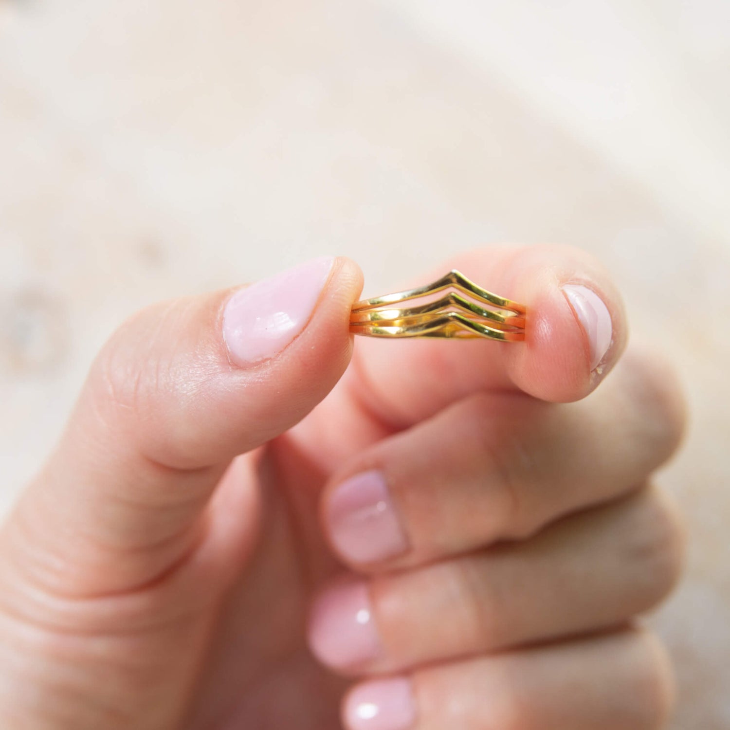 Gold Plated Sterling Silver Ring