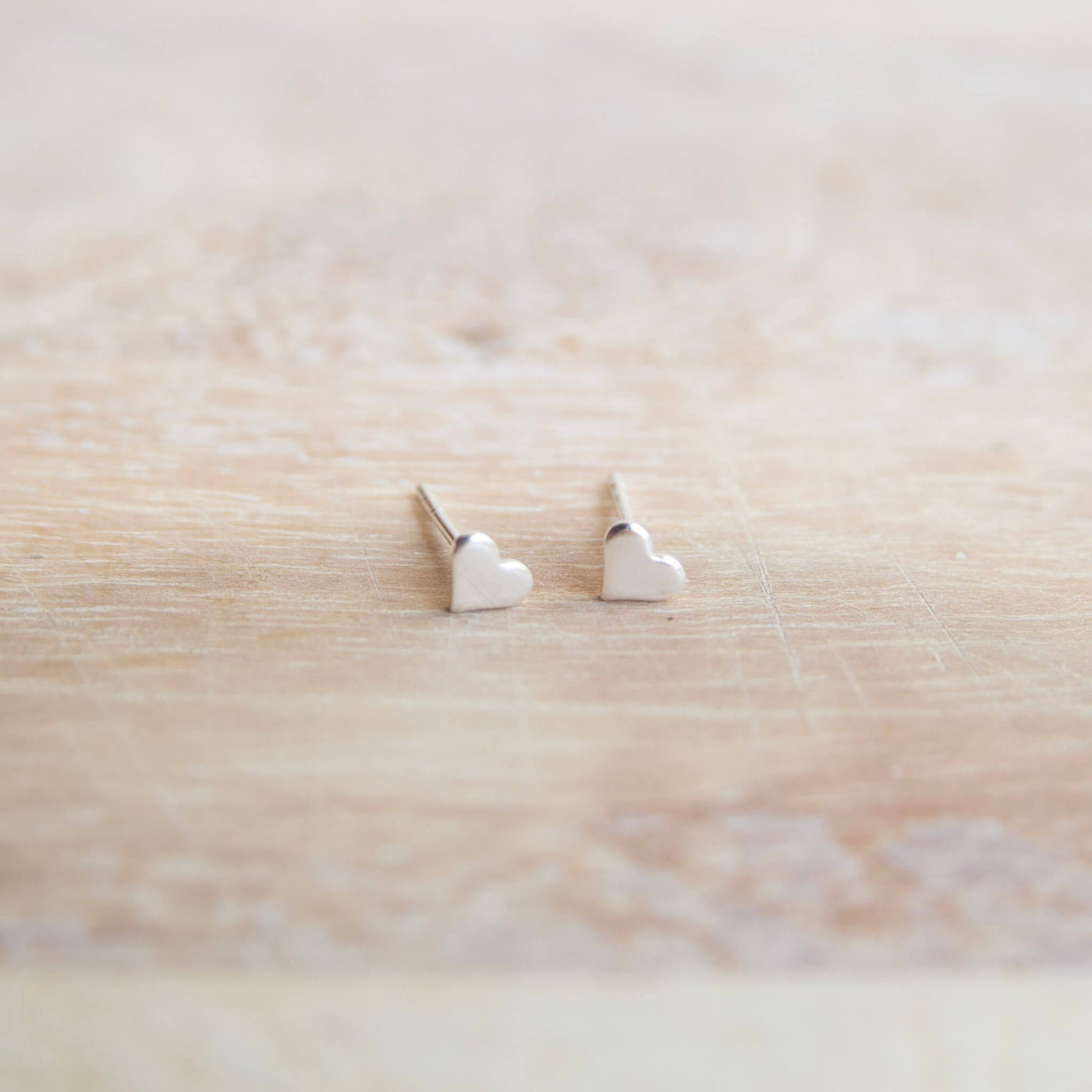 Sterling Silver Love Heart Earrings