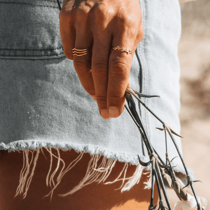 AVA - Gold Plated Tiara Ring