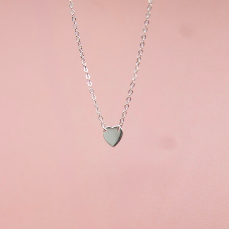 ELLA - Sterling Silver Love Heart Necklace