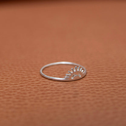 Sterling Silver Sunrise Ring