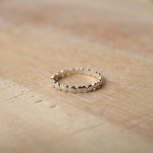 Sterling Silver Love Heart Ring